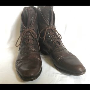 Filippo Raphael Brown Mid Boots Vibram Italy Sz 11